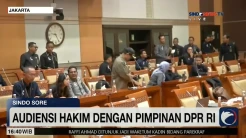 Audiensi dengan Pimpinan DPR, Perwakilan Hakim Gunakan Pita Putih