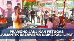 Kunjungi Warga Grogol, Pramono-Rano Janji Naikkan Insentif Petugas Jumantik-Dasawisma Naik 2 Kali Lipat