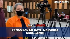 Tampang Helen, Ratu Narkoba Jambi saat Tiba di Bareskrim
