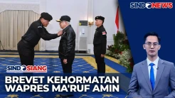 Jelang Purnatugas, Wapres Terima Brevet Kehormatan Hiu Kencana