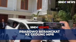 Semobil dengan Didit, Prabowo Berangkat ke MPR untuk Pelantikan Presiden