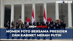 Foto Bersama 48 Menteri dan 5 Kepala Lembaga Kabinet Merah Putih
