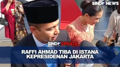 Bakal Dilantik Hari Ini, Raffi Ahmad Tiba di Istana Kepresidenan Jakarta