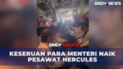 Meutya Hafid Bagikan Momen Keseruan Para Menteri Naik Hercules Jelang Pembekalan