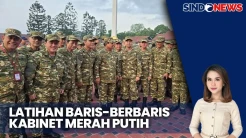 Para Menteri dan Jajaran Kabinet Merah Putih Berkumpul di Lapangan Sapta Marga