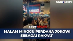 Momen Jokowi Nikmati Malam Minggu Perdana sebagai Rakyat Biasa