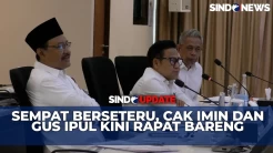 Cak Imin dan Gus Ipul Kompak Rapat Bahas Data Tunggal Penerima Bansos