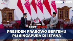 Presiden Prabowo Bertemu PM Singapura Lawrence Wong di Istana Merdeka