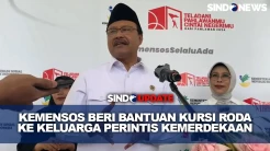 Peduli ke Keluarga Perintis Kemerdekaan, Kemensos Beri Bantuan Alat Kursi Roda