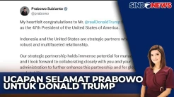 Prabowo Ucapkan Selamat Atas Terpilihnya Donald Trump Jadi Presiden AS