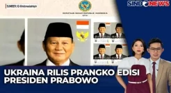 Prangko Edisi Spesial Foto Presiden Prabowo Diluncurkan di Ukraina