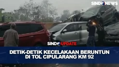 Ngeri, Detik-Detik Kecelakaan di Tol Cipularang KM 92 Terekam Kamera Dasboard Mobil