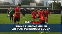 Latihan Perdana Timnas Jepang di Jakarta, Pagar Lapangan A SUGBK Ditutup Kain