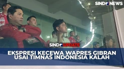 Wapres Gibran Tampak Kecewa Usai Timnas Indonesia Kalah 4-0 Lawan Jepang