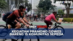 Semangat Pagi! Pramono Anung Gowes hingga Berdialog Bareng 15 Komunitas Sepeda