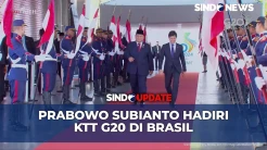 Hadiri KTT G20 di Rio de Janeiro, Prabowo Subianto Disambut Presiden Brasil