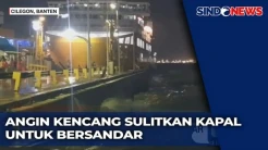 Ombak Besar Terjang Pelabuhan Merak