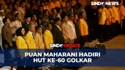 Puan Maharani Hadiri HUT ke-60 Golkar, Duduk di Samping Presiden Prabowo