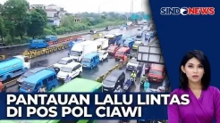 Lalu Lintas di Pos Pol Ciawi Padat Merayap