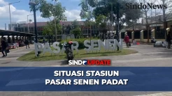 Akhir Libur Nataru, Stasiun Pasar Senen Padat