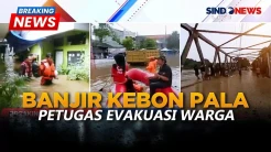 Ketinggian Banjir di Kebon Pala, Jakarta Timur Capai 2 Meter