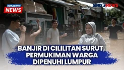 Breaking News! Banjir Surut, Warga Cililitan Mulai Bersihkan Sisa Lumpur