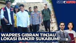 Didampingi Kepala BNPB & Wamen PU, Wapres Gibran Tinjau Lokasi Banjir Sukabumi