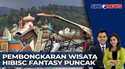 Pembongkaran Hibisc Fantasy Puncak, Gunakan Alat Berat dan Manual