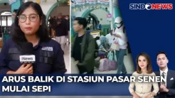 Arus Balik Lebaran di Stasiun Pasar Senen Menurun
