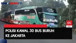 Ratusan Buruh Cimahi Ramaikan May Day di Monas