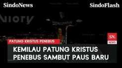 Patung Kristus Penebus di Rio de Janeiro Bermandikan Cahaya Sambut Paus Baru