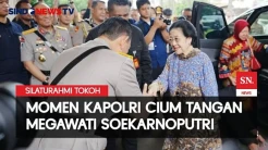 Momen Kapolri Cium Tangan Megawati Soekarnoputri