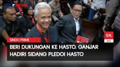 Beri Dukungan, Ganjar Datang ke Sidang Pledoi Hasto | Sindo Prime