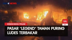 Pasar Taman Puring Ludes Terbakar, Tahanan Dipindahkan ke Polres Jaksel | Sindo Today