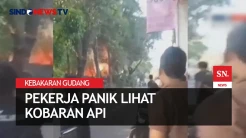 Gudang Dinas Tata Air Pasar Minggu Terbakar, Pekerja Panik | Sindo Malam