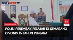 Tembak Siswa SMK, Aipda Robig Divonis 15 Tahun Penjara
