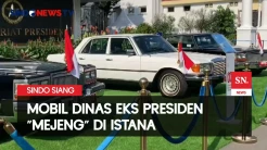 3 Mobil Dinas Eks Presiden Mejeng di Istana Kepresidenan Jakarta | Sindo Siang