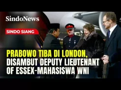 Prabowo Tiba di London, Disambut Deputy Lieutenant of Essex