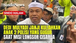 Dedi Mulyadi Janji Kuliahkan Anak 2 Polisi yang Gugur Saat Misi Longsor Cisarua