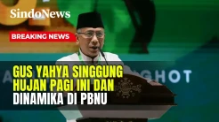 Gus Yahya Singgung Hujan Pagi Ini dan Dinamika di PBNU: Tak Kalah Lebatnya