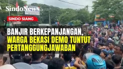 Banjir Berkepanjangan, Warga Bekasi Demo Tuntut Pertanggungjawaban