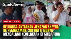 Suasana Haru pada Prosesi Pemakaman Sheyna, Akibat Kecelakaan di Singapura