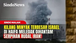 Kilang Minyak Terbesar Israel di Haifa Meledak Dihantam Serpihan Rudal Iran!
