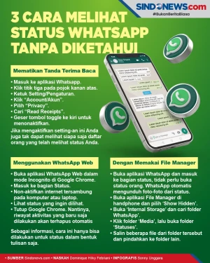 Ini 3 Cara Melihat Status...