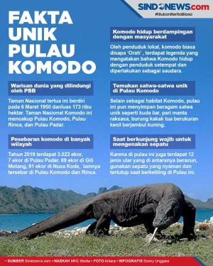 5 Fakta Unik Pulau Komodo,...