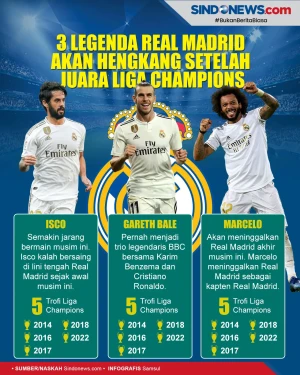 Tiga Legenda Real Madrid...