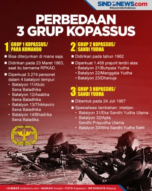 Mengenal 3 Grup Kopassus...