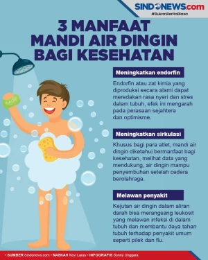 Ini 3 Manfaat Mandi...