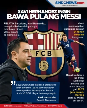 Xavi Serius Ingin Bawa...