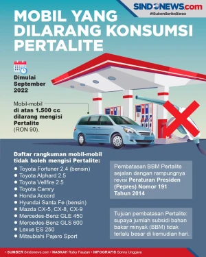 Daftar Mobil yang Dilarang...